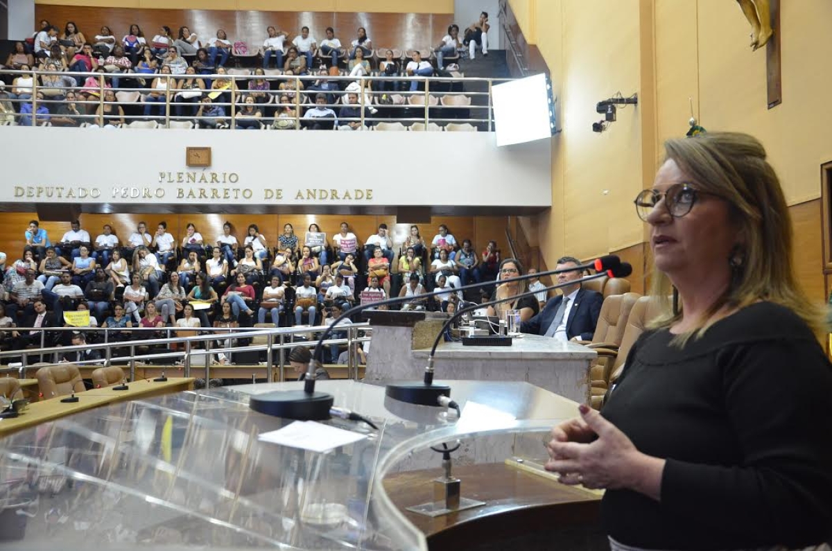 Presidente do Coren, Maria Cláudia Tavares de Mattos (Foto: Jadilson Simões/Agência Alese)
