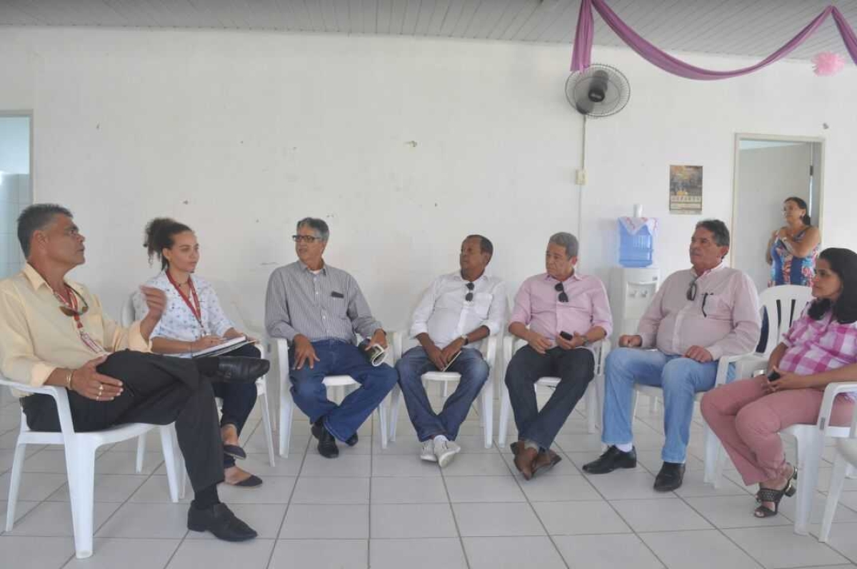 Semarh/Sergipe realiza reunião em Siriri para tornar pública a criação da UC Mata do Cipó (Foto: Semarh/SE)