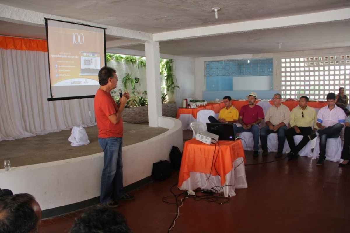 "Fiquei impressionado com o desenvolvimento da gestão de Boquim em tão pouco tempo", diz Laércio Oliveira (Foto: Assessoria Laércio Oliveira)