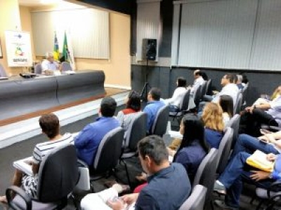 Na reunião o secretário Almeida Lima falou sobre ações estratégicas (Foto: SES/SE)