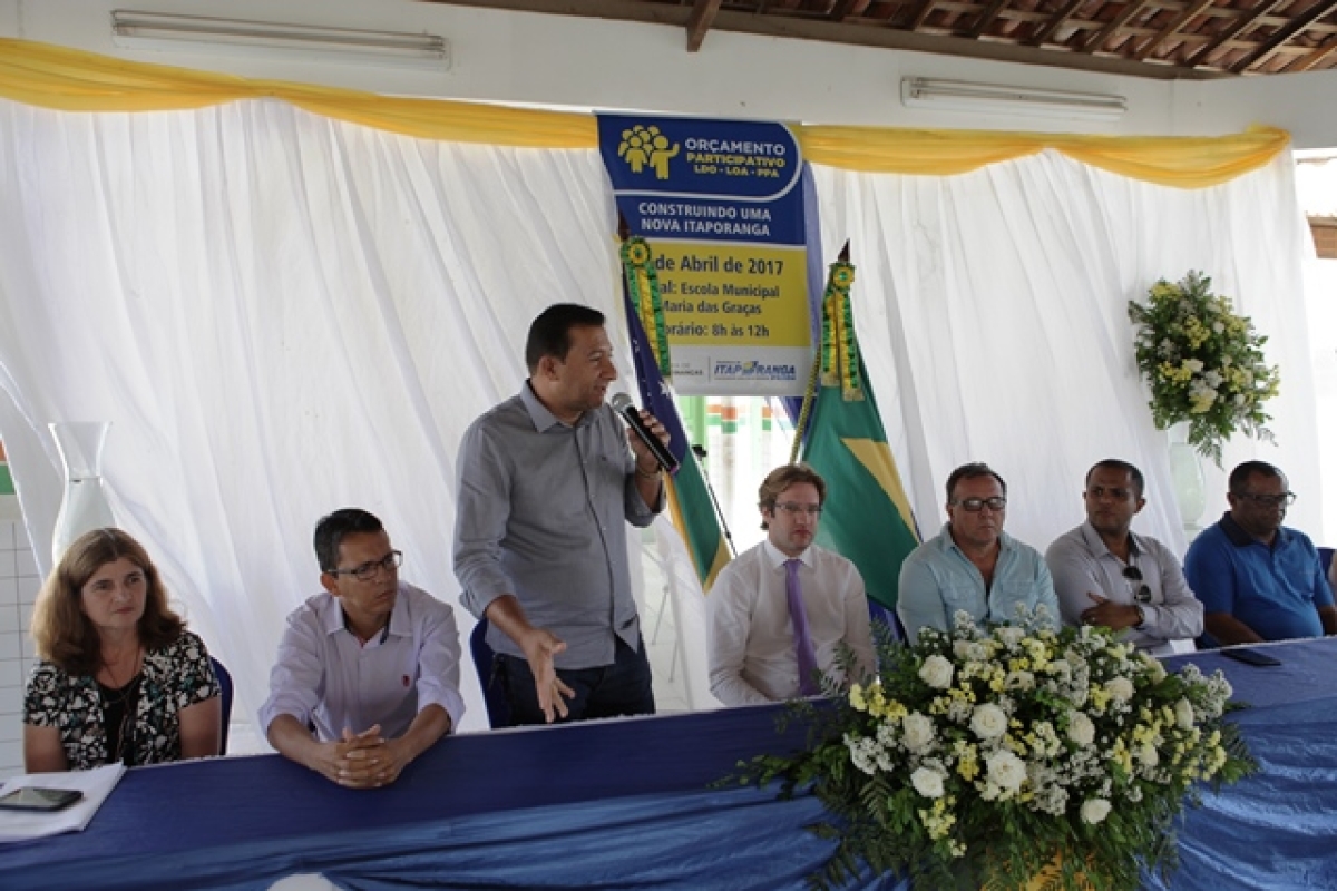 Prefeitura de Itaporanga realiza audiência pública para elaboração de orçamento municipal (Foto: Assessoria Prefeitura de Itaporanga)