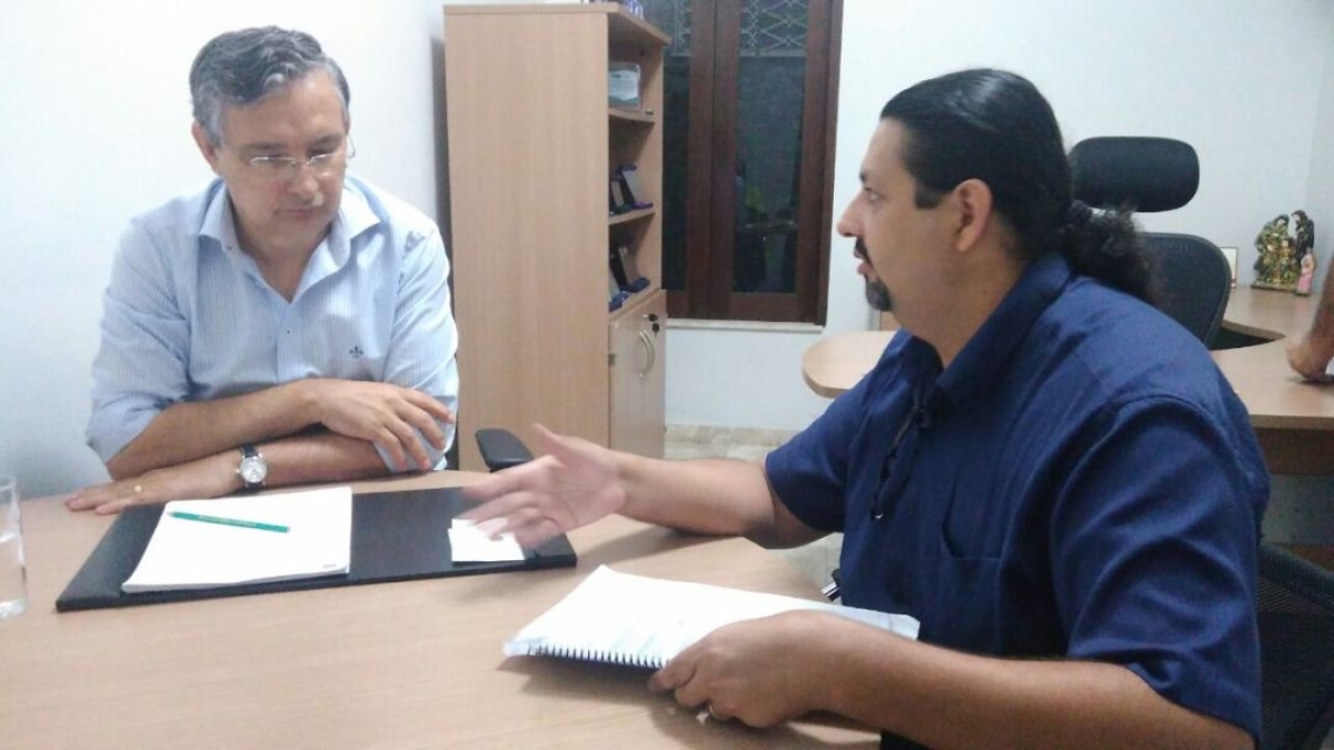 Itaporanga: Diretor de Cultura se reúne com senador e garante emenda para criação de Filarmônica (Foto: Assessoria Prefeitura de Itaporanga D´Ajuda)