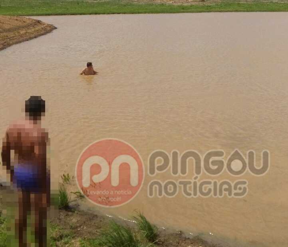 Homem morre afogado em barragem de Feira Nova (Foto: Reprodução/WhatsApp/Via Pingou Notícias) Homem morre afogado em barragem de Feira Nova (Foto: Reprodução/WhatsApp/Via Pingou Notícias)