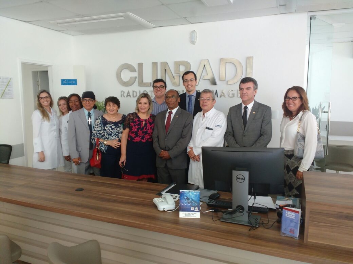 Moritos Matos conhece clínica especializada no tratamento de radioterapia (Foto: Assessoria Moritos Matos) Moritos Matos conhece clínica especializada no tratamento de radioterapia (Foto: Assessoria Moritos Matos)