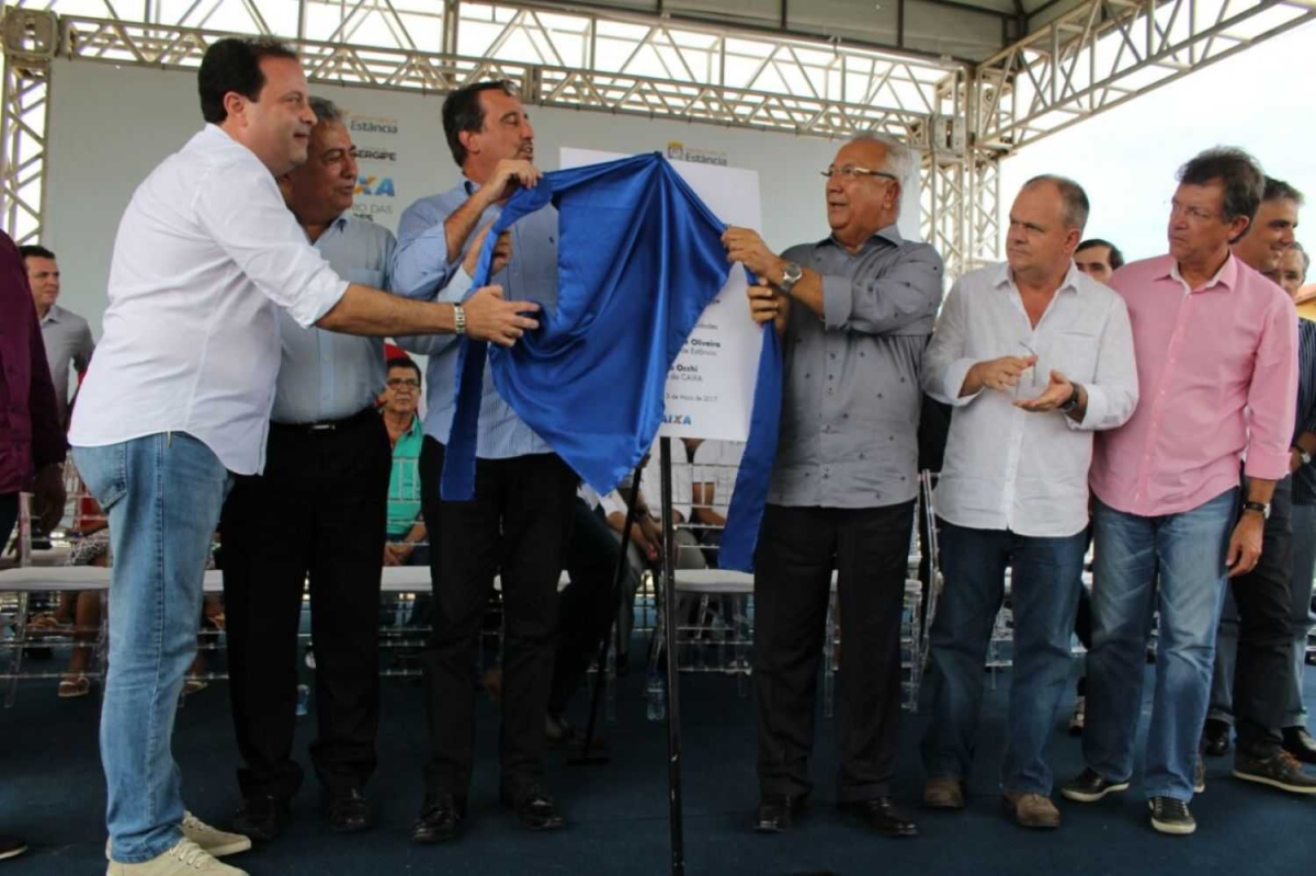 Residenciais do Programa Minha Casa Minha Vida inaugurados em Estância terão sistema de aquecimento solar (Foto: Jeff Moura/Site André Moura)