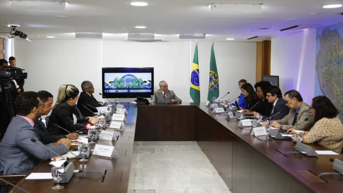 O presidente Michel Temer,concede entrevista, no Palácio do Planalto, a rádios regionais (Foto: Marcos Correa/PR)