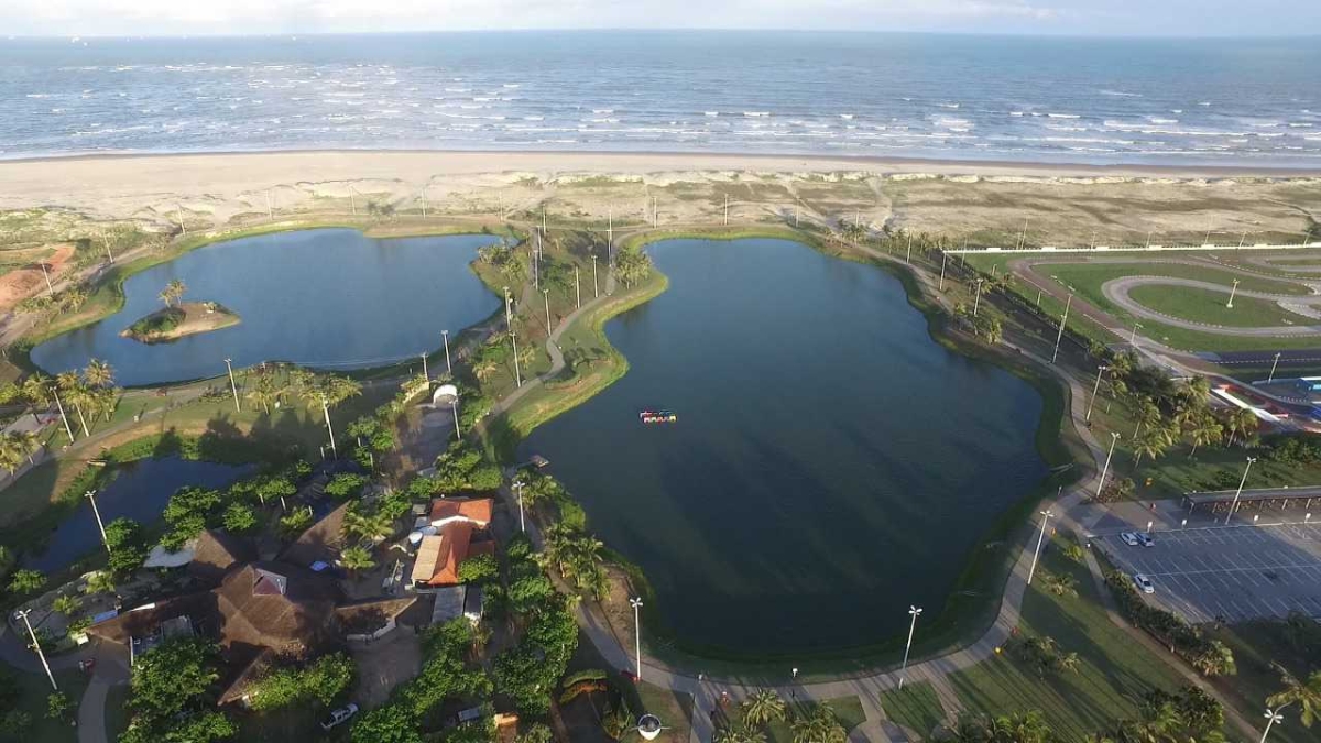 Região dos lagos na Orla de Atalaia (Foto: Seel/SE)