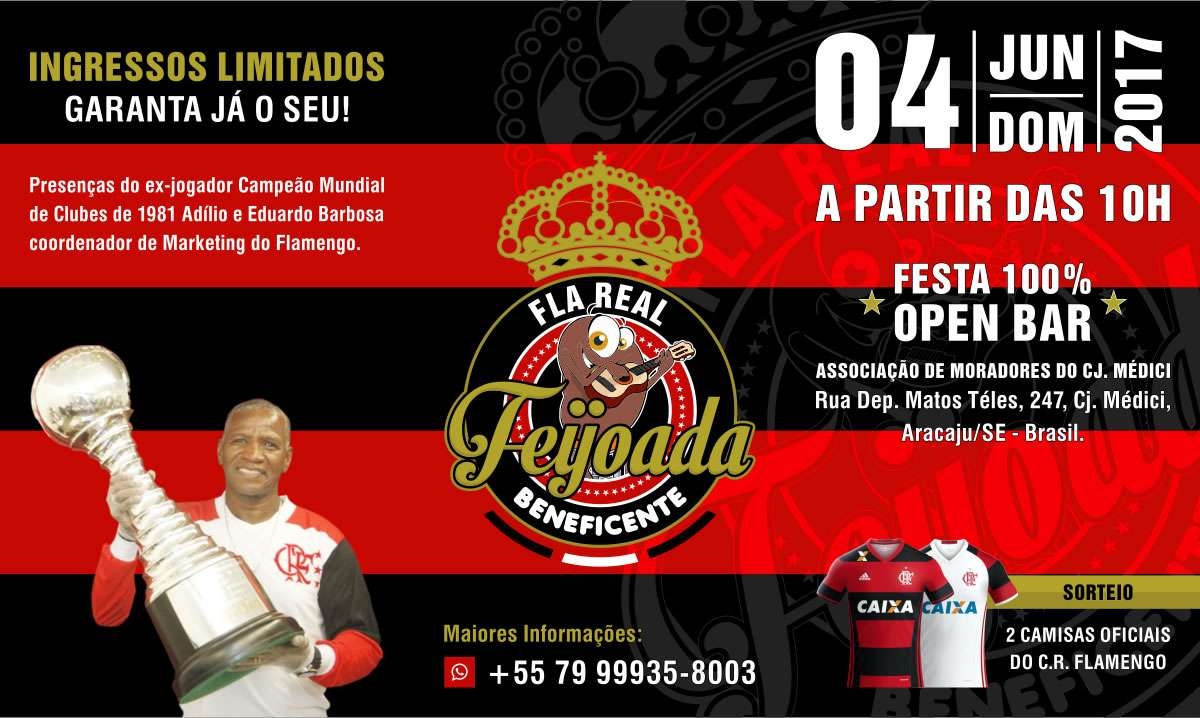 I Feijoada Beneficente Fla Real em Aracaju (Imagem: divulgação André Tôrres)