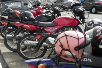 A outra moto, uma Honda CG 150 Fan com placa IAP-2144, ainda não foi encontrada (Foto ilustrativa: Arquivo Portal Infonet)