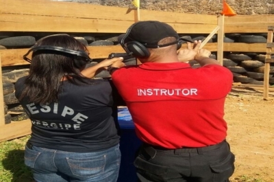 Egesp habilita 300 agentes para o uso de pistola (Foto: Sejuc)