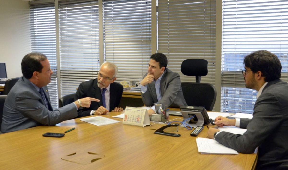 Ministro das Cidades atende pleitos do Líder André Moura em benefício de Aracaju (Foto: Nefy Dias/Site André Moura)