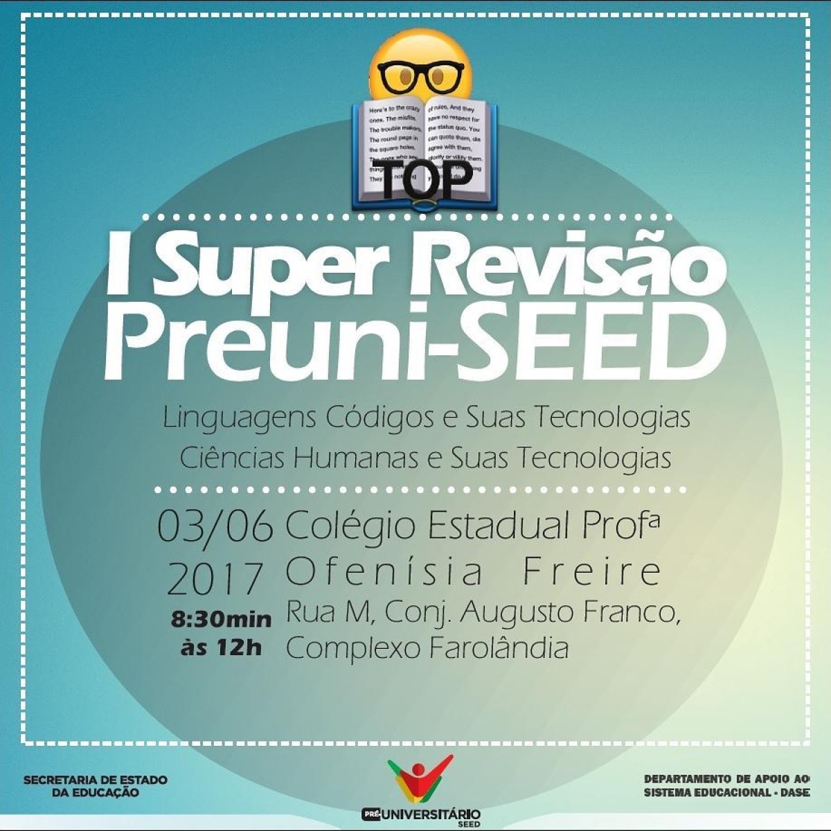 Secretaria de Educação de Sergipe promove I Super Revisão do Pré-Universitário (Foto: Divulgação)