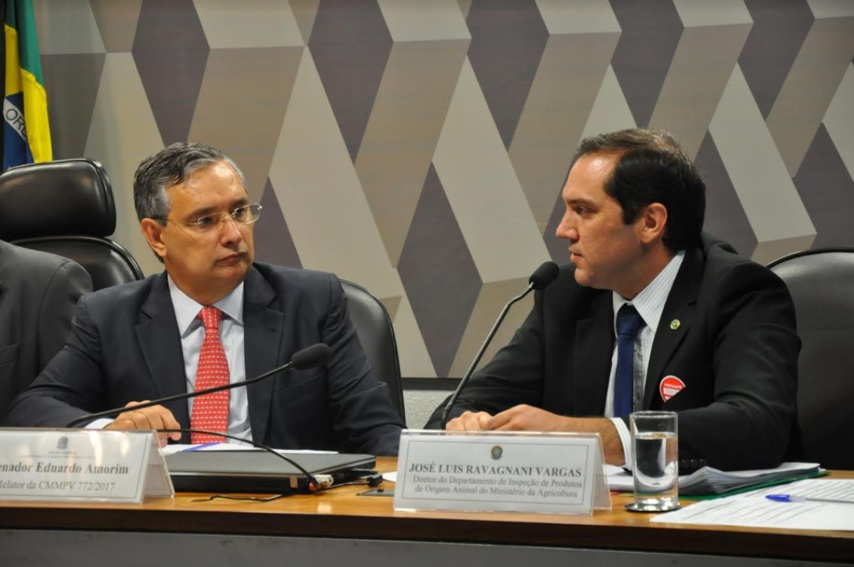 Eduardo Amorim é relator da MP que trata da inspeção de produtos de origem animal (Foto: Assessoria Eduardo Amorim)