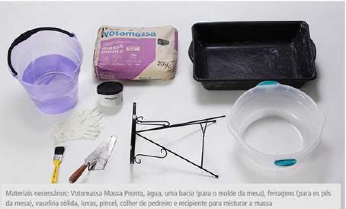 Faça uso do cimento na decoração e aprenda a fazer uma mesa moderna e estilosa do material em 8 passos (Foto: Divulgação)