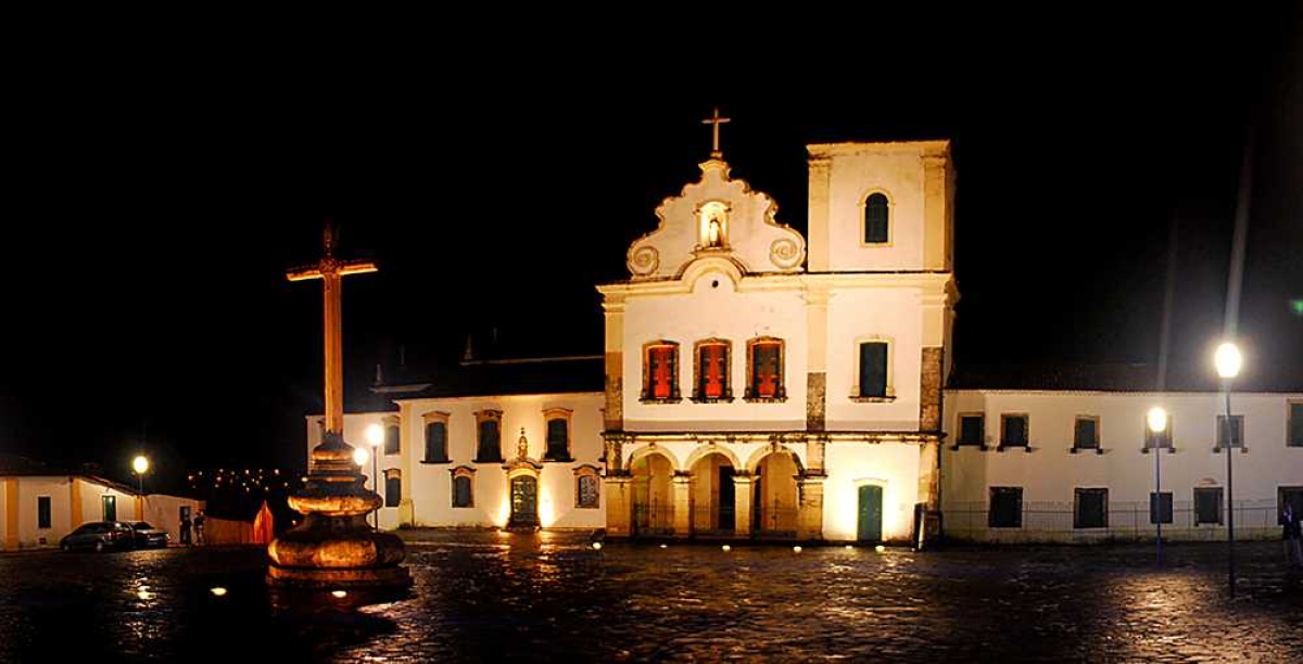 Praça São Francisco, com vista da igreja e convento, em São Cristóvão (Foto: Marcelle Cristinne/ASN)