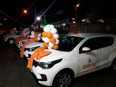 Prefeitura entrega cinco novos veículos e reforça frota da Secretaria de Saúde de Boquim (Foto: Prefeitura de Boquim)