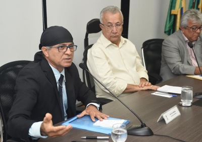 Moritos Matos participa de reunião com o Governador Jackson Barreto sobre a Maternidade de Capela (Foto: Marcelle Cristinne)