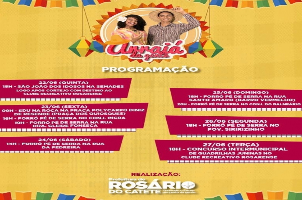  A festa ocorre entre os dias 22 e 27 (Foto: Divulgação)