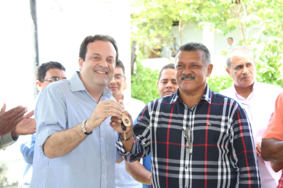 André Moura libera emenda e carro para prefeitura em Sergipe (Foto: Jeff Moura/Assessoria André Moura)