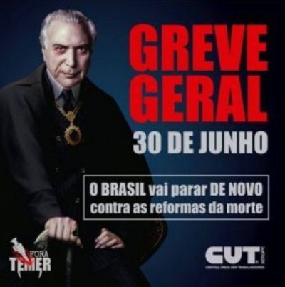 Sindicatos sergipanos aprovam participação na greve nacional do dia 30 (Foto: CUT/SE)