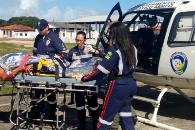 GTA faz resgate a idoso vítima de assalto em Poço Verde (Foto: SSP)