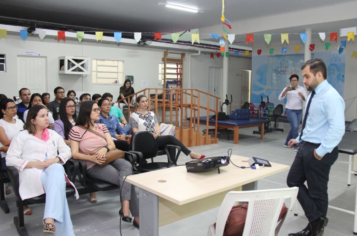 Lombalgia é tema de palestra no Centro de Reabilitação Maria Virginia Leite Franco do Ipesaúde (Foto: Ipesaúde)