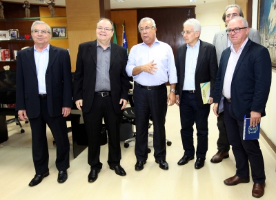 Governador Jackson Barreto se reúne com diretores da Vale Fertilizantes (Foto: André Moreira/ASN) (Foto: André Moreira/ASN)