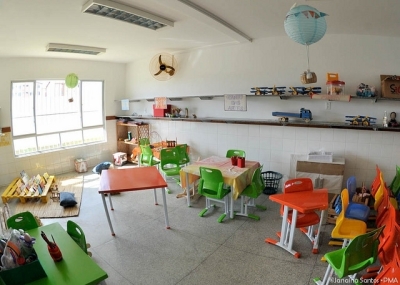 Aula inaugural em escola de ensino infantil do 17 de Março foi comemorada pela comunidade (Foto: Janaína Santos)