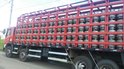 O valor do caminhão e da sua carga valem R$ 200.000,00 e R$ 150.000,00, respectivamente (Foto: SSP)