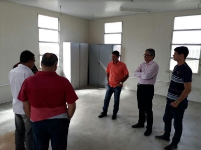 INSS realiza vistoria e aprova prédio que abrigará agência em Boquim (Foto: ASCOM/PMB)