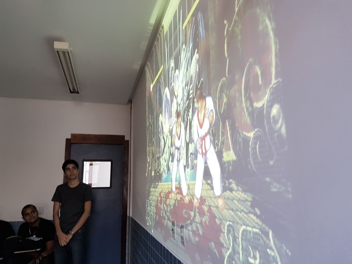 Alunos apresentam games produzidos durante curso de Desenvolvimento de Jogos (Foto: Senac Sergipe)