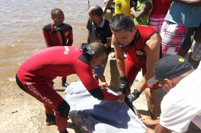  Uma das vítimas localizadas pelos bombeiros nesse fim de semana (Foto: enviada pelo CBM)