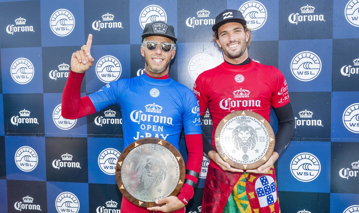 Felipe Toledo e Frederico Morais (Foto: Kelly Cestari/WSL)