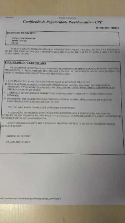 CRP permite acesso a diversas fontes de recursos federais. (Foto: Ascom/Seplog)