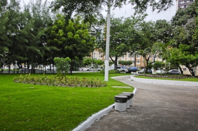 Foram utilizadas mais de 4 mil mudas ornamentais (Foto: Marcos Rodrigues)