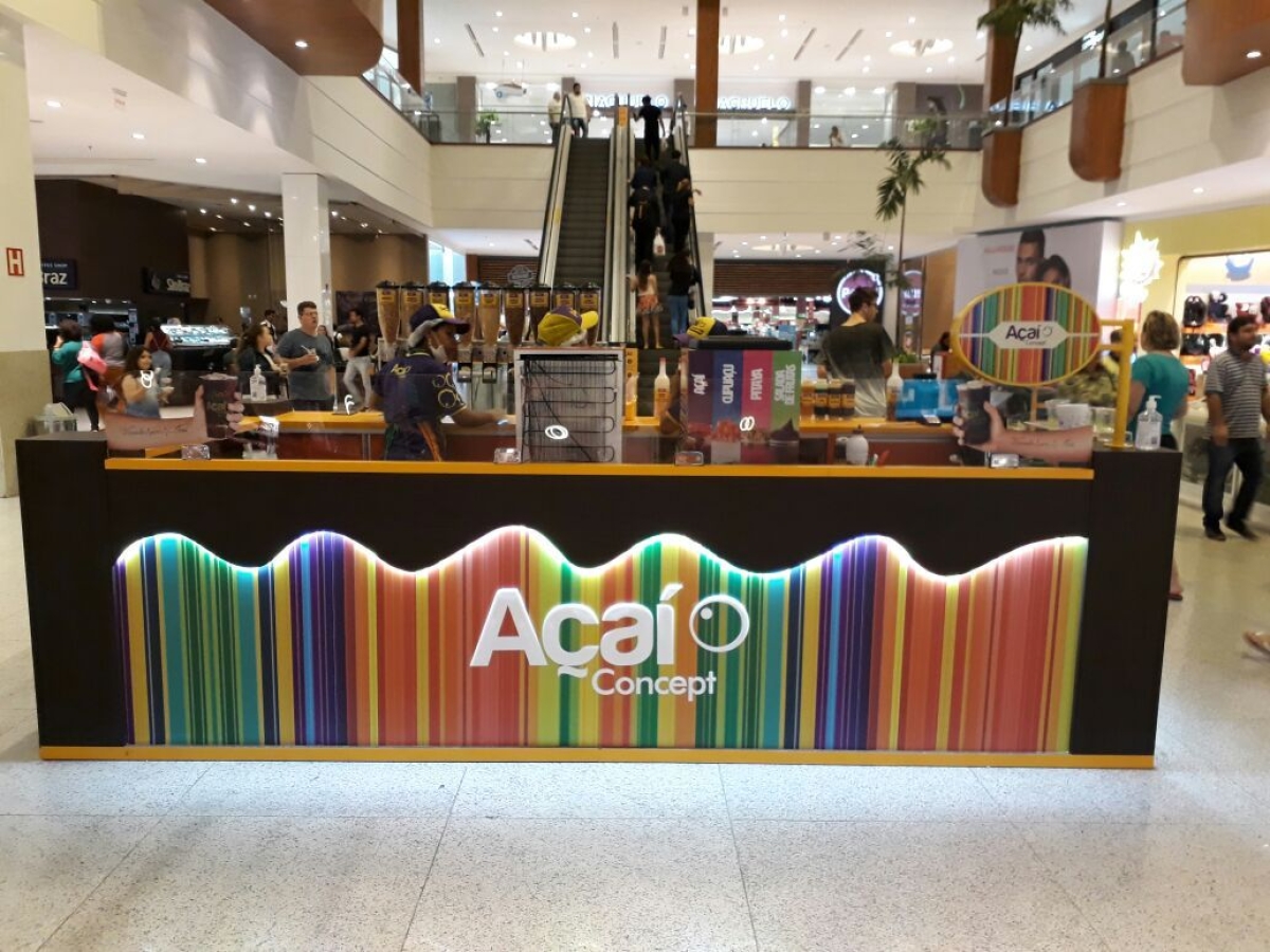 Açaí Concept chega ao sofisticado Shopping Rio Mar (Foto: Caderno1 Comunicação Integrada)