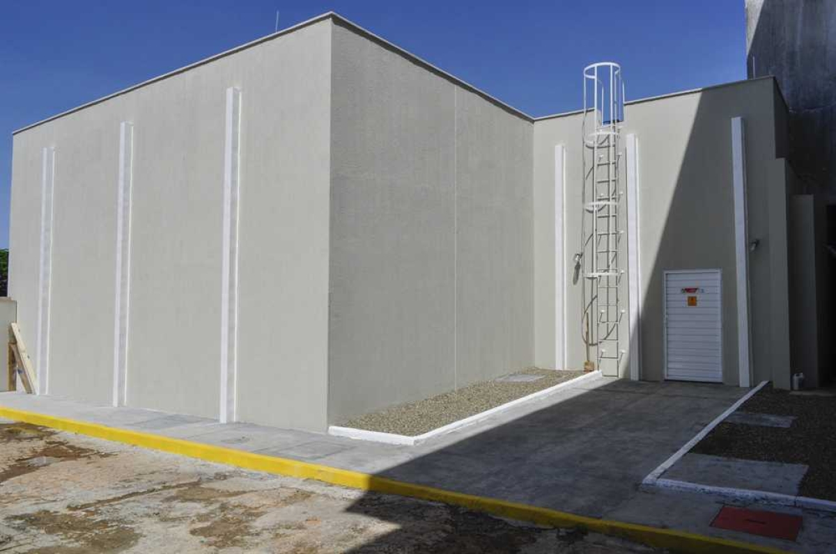 Radioterapia: Obras do bunker estão finalizadas e aguardam chegada do novo acelerador linear (Foto: SES/SE)