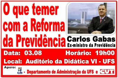 Carlos Gavas estará em Aracaju nos dias 3 e 4 de agosto (Foto: Divulgação)