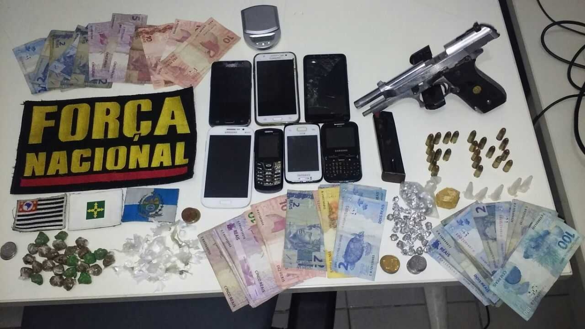 Força Nacional desarticula ponto de tráfico em Aracaju (Foto: SSP/SE)