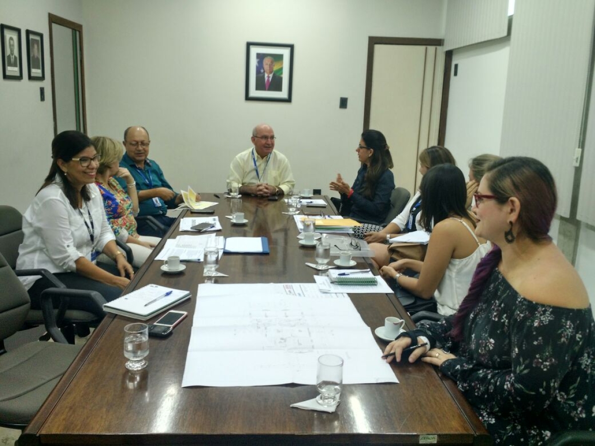 Técnicos da Cehop e Secult participaram do encontro (Foto: Secult/SE)