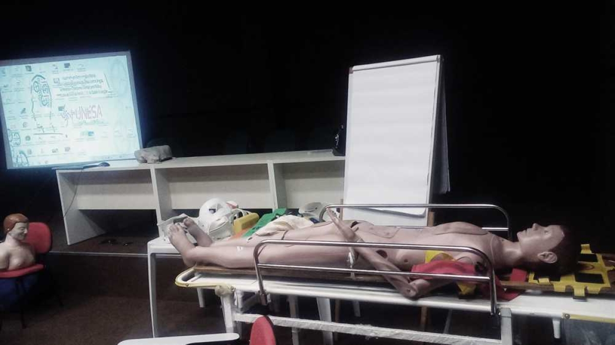 Médicos e enfermeiros da Rede Estadual de Saúde recebem capacitação em Atenção ao Paciente Politraumatizado (Foto: Funesa)