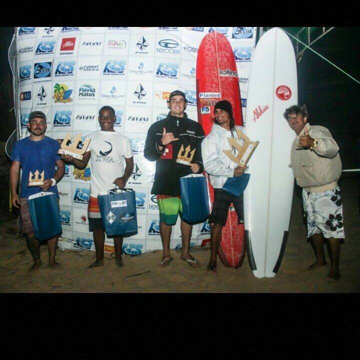 Na Bahia deu Sergipe no Longboard (Foto: Reprodução/Facebook/Robson Fraga)