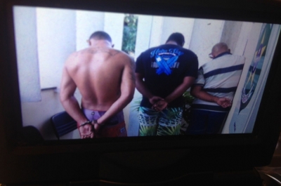 Três homens foram presos, mas os dois principais alvos ainda estão foragidos (Foto: Portal Infonet)