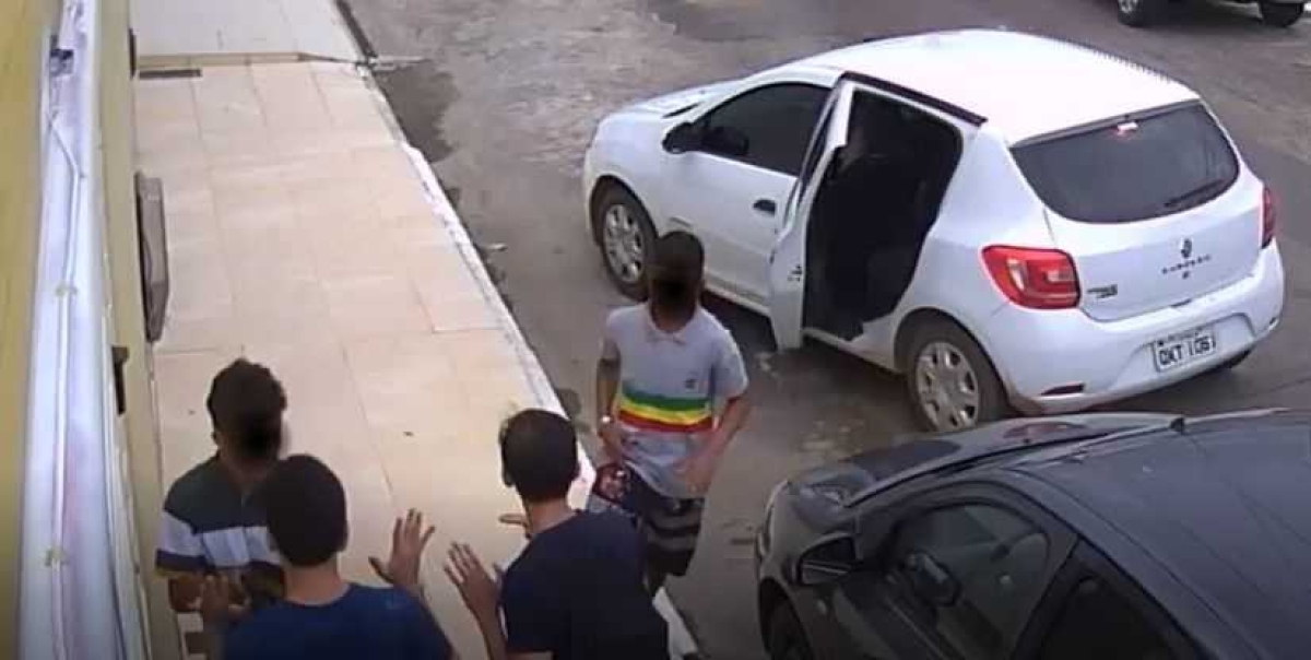 Polícia Civil divulga vídeo de assalto ocorrido no Salgado Filho (Imagem: Reprodução do vídeo)