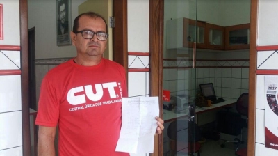 SINDIAMPARO cobra na Justiça que prefeito devolva contribuição sindical recolhida (Foto: SINDIAMPARO)
