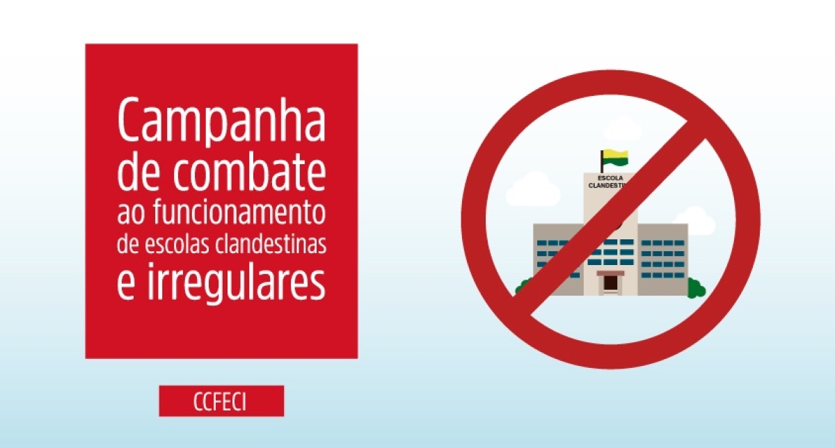 Sergipe: Secretaria de Educação e Ministério Público lançam campanha de combate ao funcionamento de escolas clandestinas (Imagem: Divulgação)