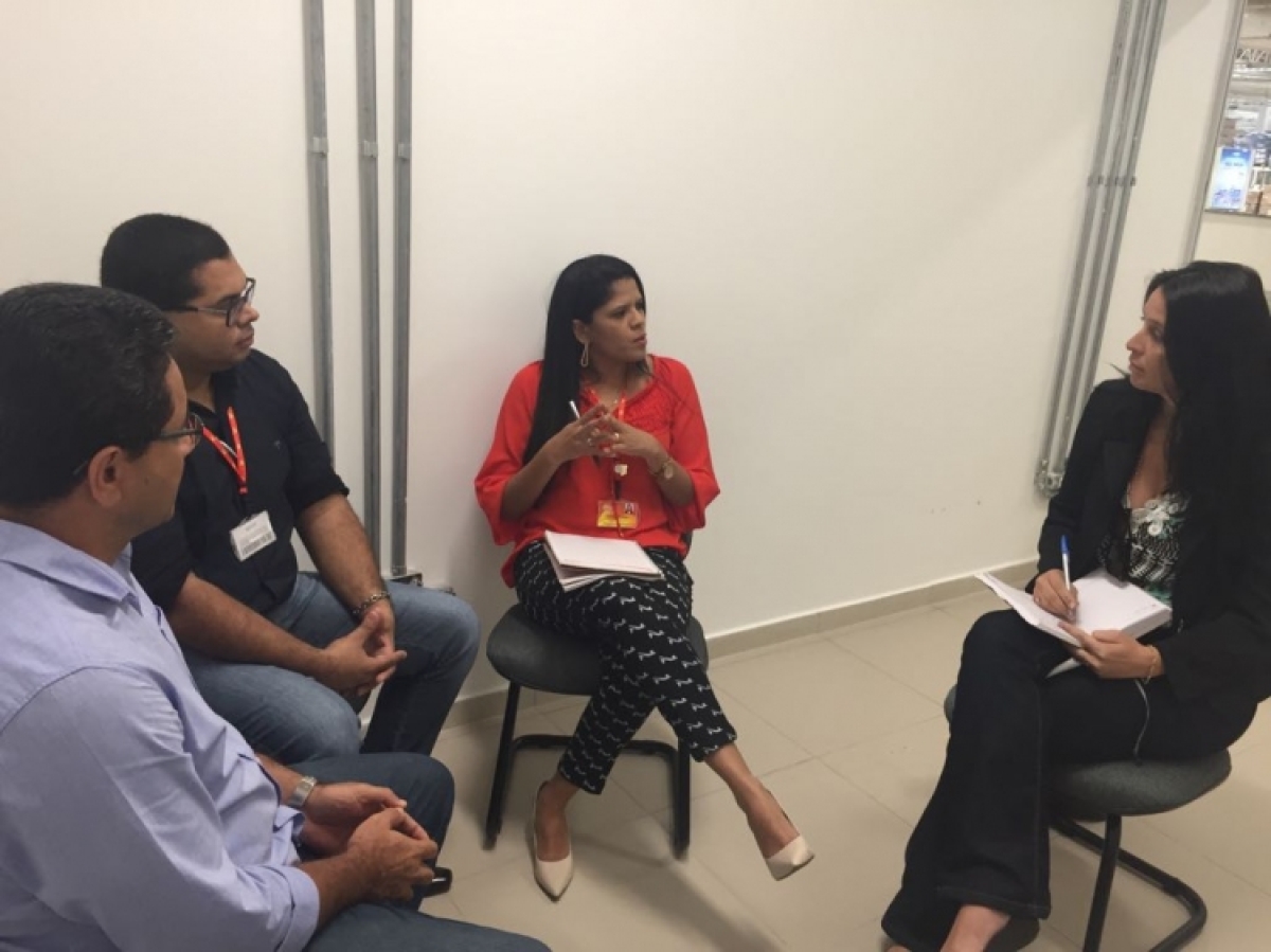 A reunião aconteceu com o objetivo de dar continuidade ao processo de parceria no encaminhamento de mão de obra qualificada para a rede (Foto: Fundat)