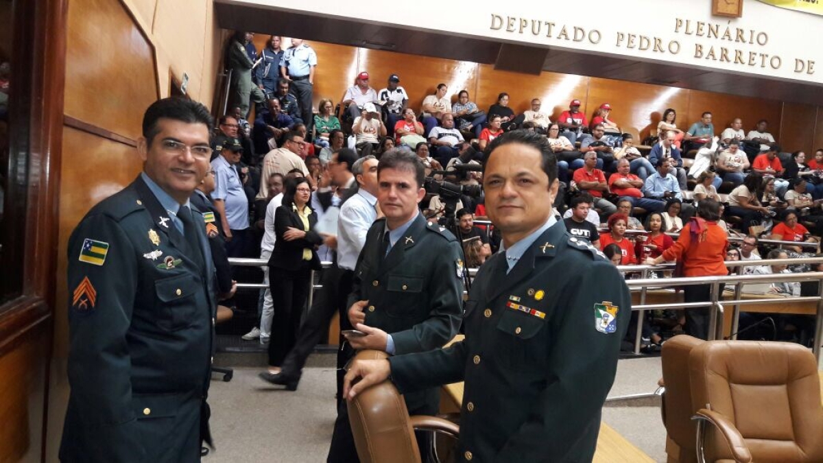 A aprovação do Código disciplinar é a realização do sonho dos militares e me sinto realizado em comemorar com os colegas de farda, afirma Samuel - (Foto: Assessoria parlamentar)