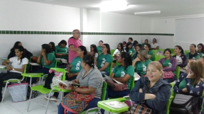 Palestra de capacitação é promovida através do Programa da SES (Foto: Ascom/SES)
