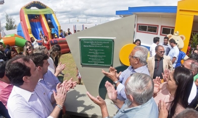 Em Malhador, Jackson Barreto anuncia pavimentação asfáltica e garante funcionamento de agência do Banese (Foto: Marcelle Cristinne/ASN)